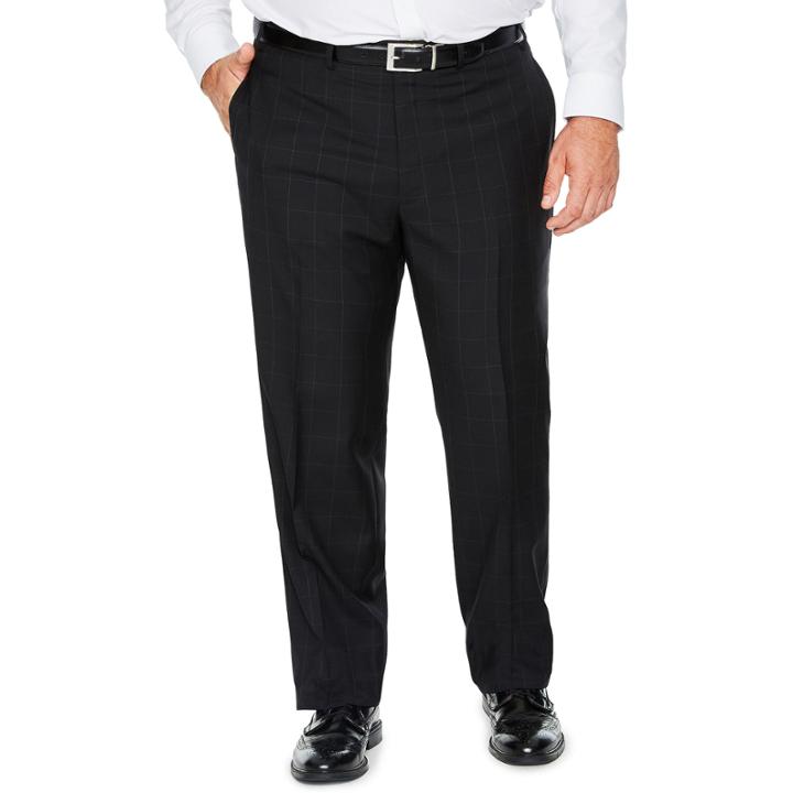 Collection By Michael Strahan Classic Fit Woven Pattern Suit Pants - Big And Tall