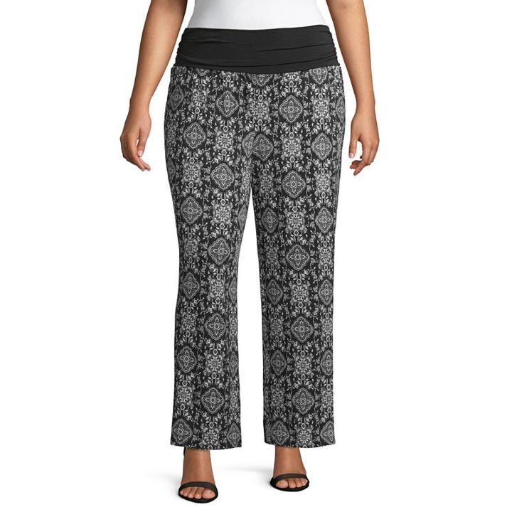 Alyx Printed Palazzo Pants - Plus