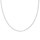 Silver Treasures Solid Singapore 24 Inch Chain Necklace