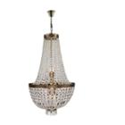 Metropolitan Collection 8 Light Antique Bronze Finish And Clear Crystal Chandelier