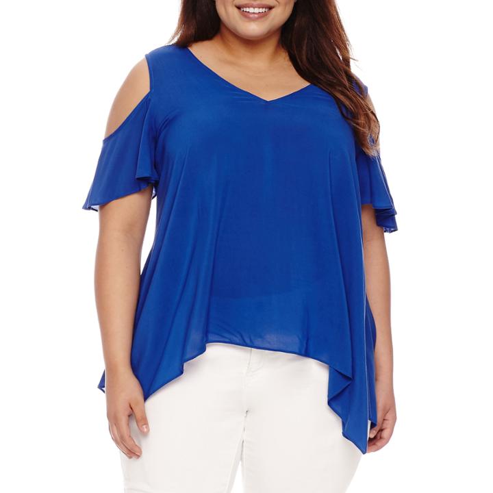 A.n.a Sleeveless Rayon Blouse-plus