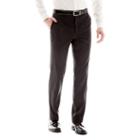 Men's Jf J. Ferrar Black Nailhead Slim-fit Flat-front Suit Pants