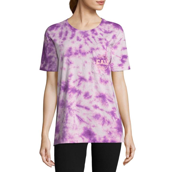 Flirtitude Palm Springs, Cali Graphic T-shirt- Juniors