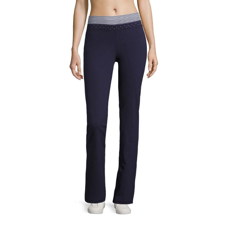 Made For Life Knit Stripe & Dot Workout Pants