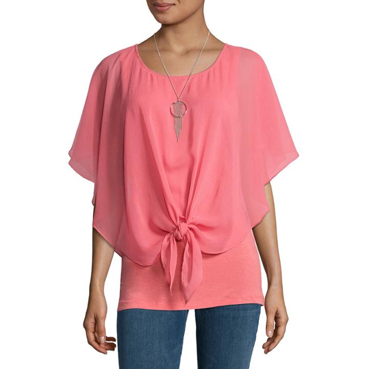 Alyx Tie Front Popover Top