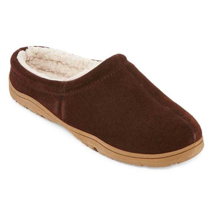 Rockport Mens Suede Clog Slippers