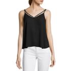 Decree Strappy-front Tank Top - Juniors