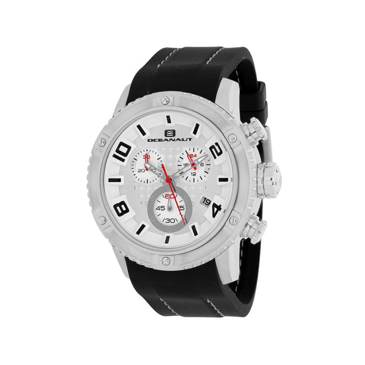 Oceanaut Mens Black Strap Watch-oc3121r