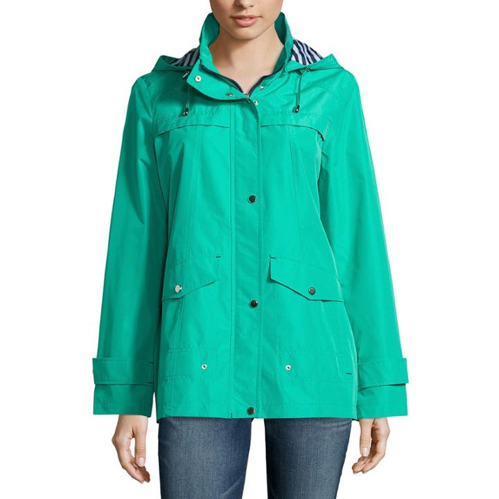 Details Hooded Anorak Raincoat