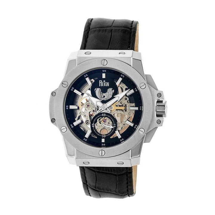 Reign Unisex Black Strap Watch-reirn4002