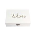 Cathy's Concepts Gold Love Wedding Ring Bearer Box