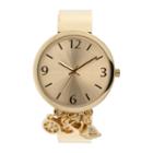 Mixit Womens Gold Tone Bangle Watch-jcp3033gt