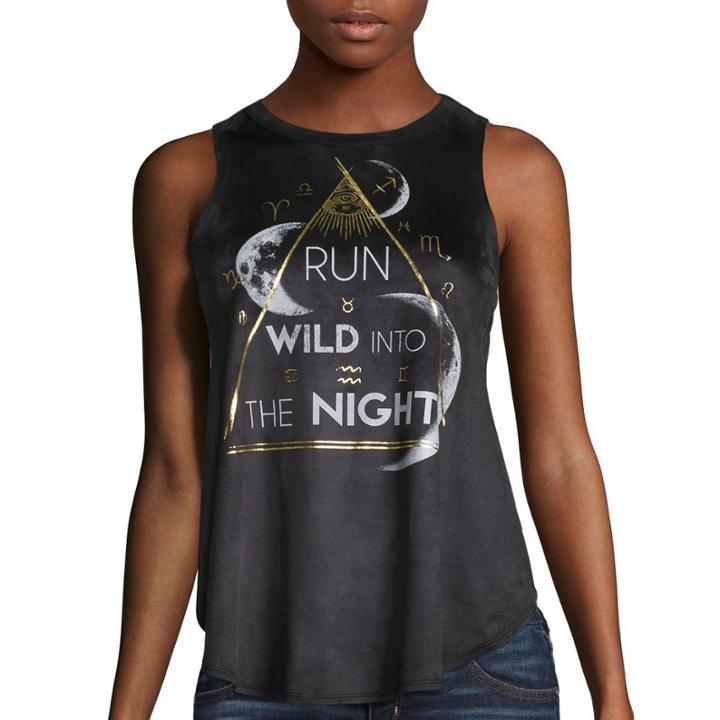 Self Esteem Suede Tank Top