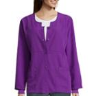 Wonderwink Womens Sporty Snap-front Jacket