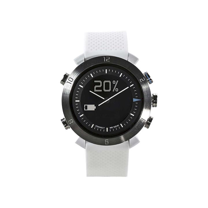 Cogito Classic White Silicone Strap Analog/digital Smartwatch