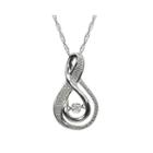 Love In Motion&trade; Diamond-accent Sterling Silver Pendant Necklace