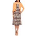 Danny & Nicole 3/4 Sleeve Jacket Dress-petite