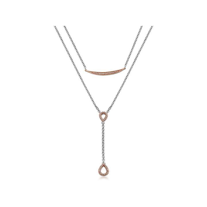 Limited Quantities! Womens 1/10 Ct. T.w. White Diamond Gold Over Silver Pendant Necklace