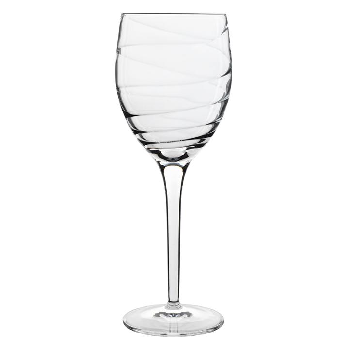 Luigi Bormioli Set Of 4 Romantica White Wine Glasses