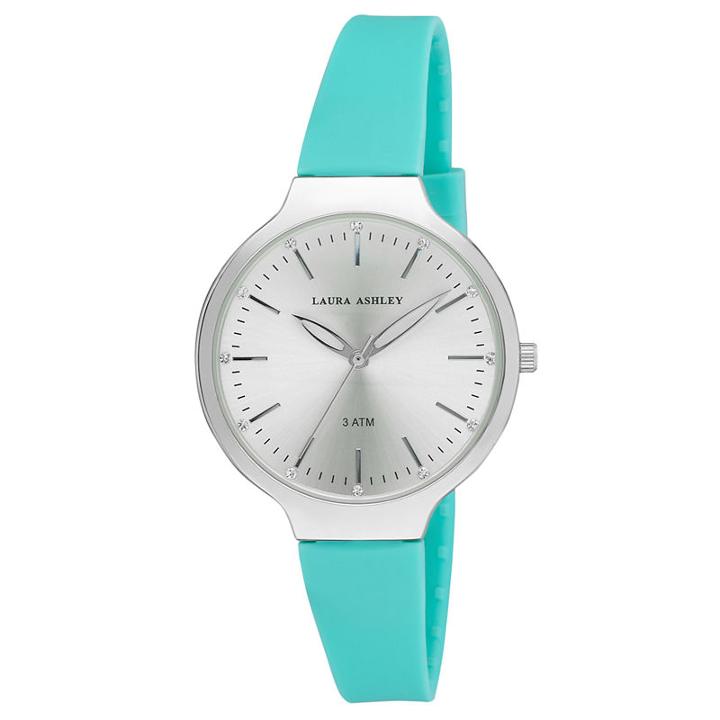 Laura Ashley Womens Blue Strap Watch-la31031bu
