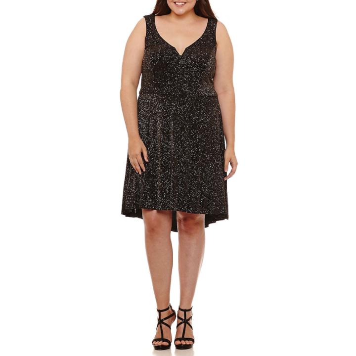 B. Darlin Sleeveless High Low Party Dress-juniors Plus