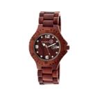 Earth Wood Raywood Red Bracelet Watch With Date Ethew1703