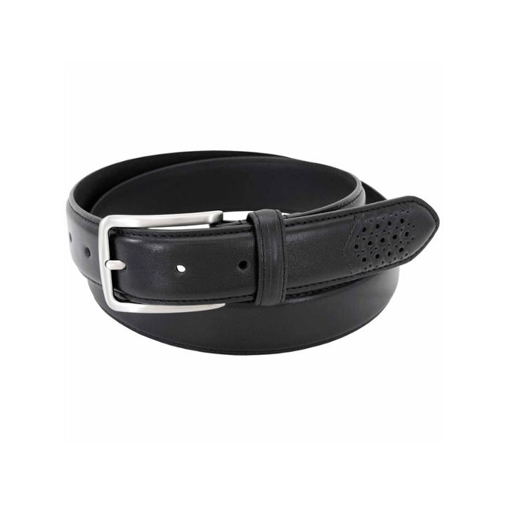 Stacy Adams Burnished Leather Solid Belt
