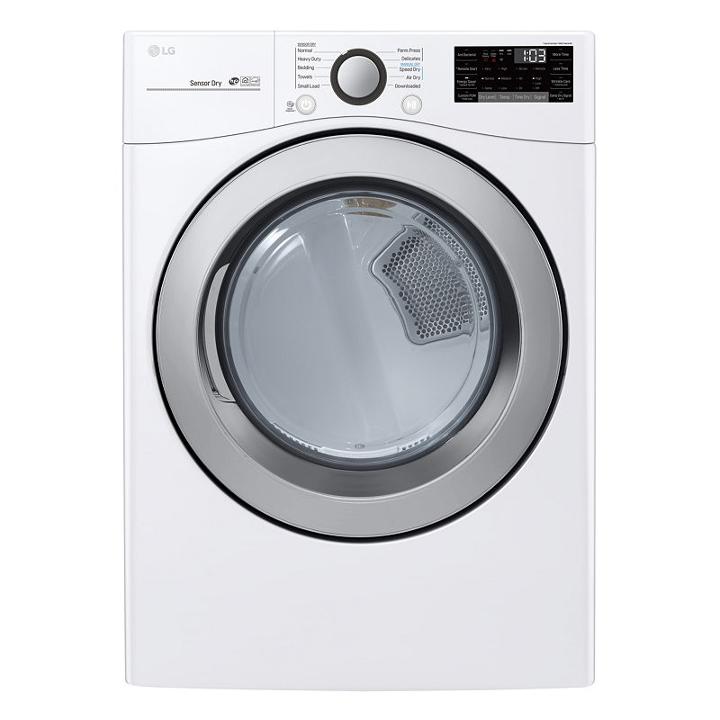 Lg Energy Star 7.4 Cu. Ft. Front Load Gas Dryer - Dlg3501w