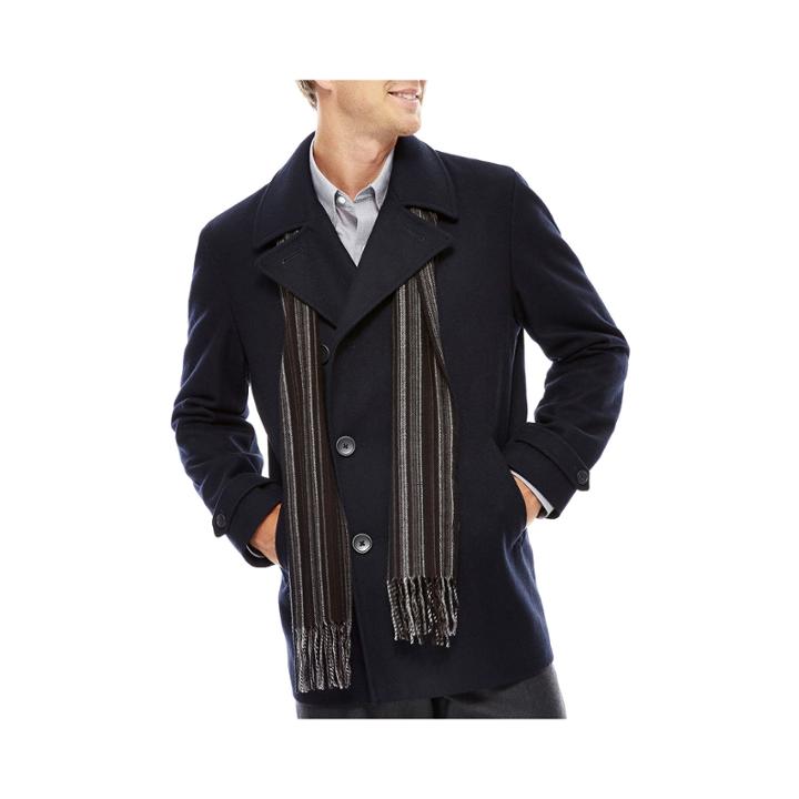 Claiborne Wool Peacoat