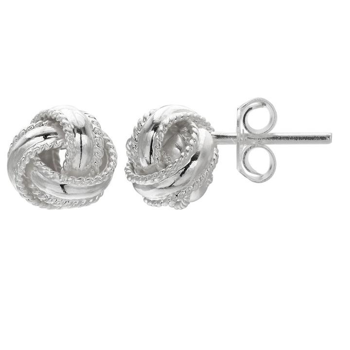 Silver Treasures 7mm Stud Earrings
