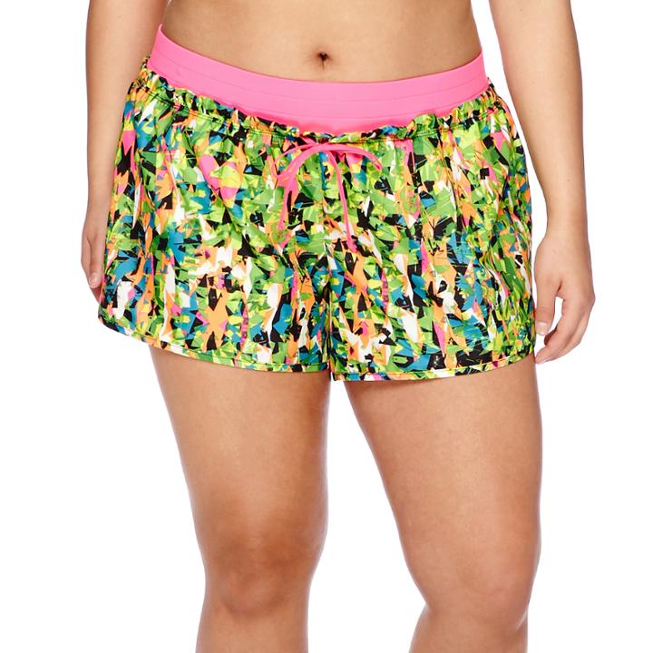 City Streets Woven Pull-on Shorts - Juniors Plus