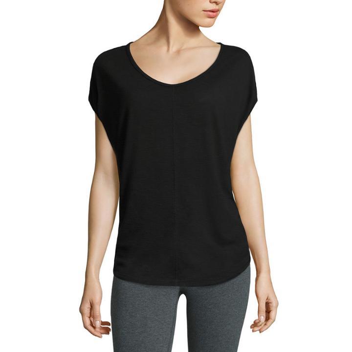Xersion&trade; Studio Ss Slub Cocoon Tee