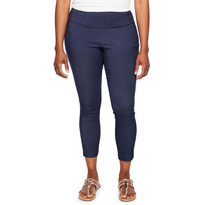 Worthington Fleece Leggings-petite
