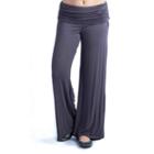 24/7 Comfort Apparel Solid Solid Palazzo Pants