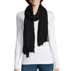 Mixit Solid Essential Raw Edge Scarf