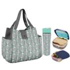 Fit & Fresh Westport Kit Mint Shell Diamonds 4-pc. Reusable Bag