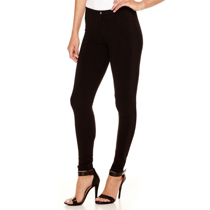 Bisou Bisou Textured-panel Ponte Pants