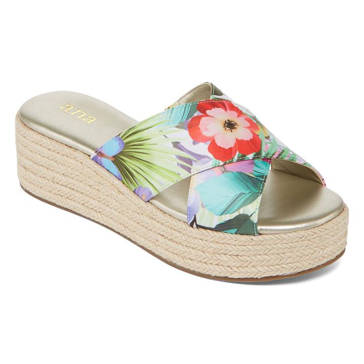 A.n.a Erin Womens Wedge Sandals