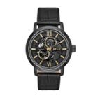Relic Mens Brown Strap Watch-zr77283