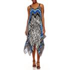 Ronni Nicole Handkerchief Print Maxi Dress