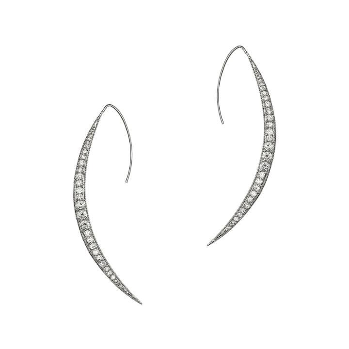 Cz By Kenneth Jay Lane Pav Wedge Earrings