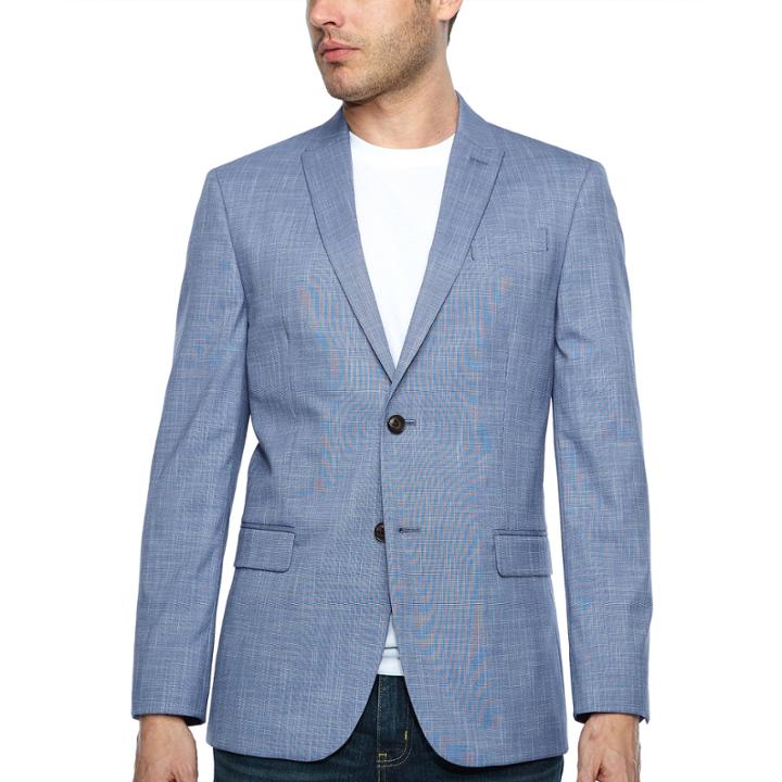 Jf J.ferrar Slim Fit Pattern Sport Coat - Slim