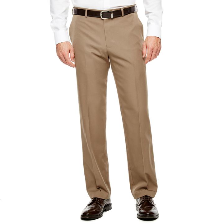 Men's Van Heusen Straight-leg Traveler Flat-front Chevron Dress Pants