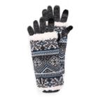 Muk Luks Womens 3in1 Diamond Cold Weather Gloves