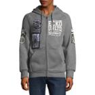 Ecko Unltd Long Sleeve Fleece Patchwork Hoodie