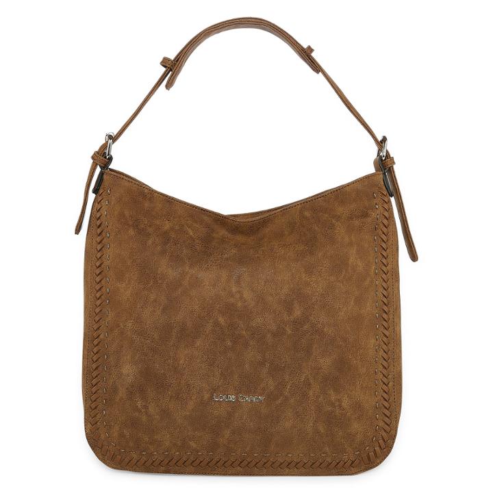 Louis Cardy Large Double Handle Hobo Bag