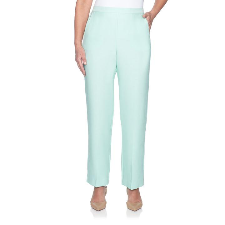 Alfred Dunner Roman Holiday Woven Flat Front Pants