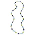 Mixit Clr 0717 Bluegreen Beaded Necklace