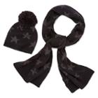 Mixit Star Pom Beanie And Scarf 2-pc. Cold Weather Set