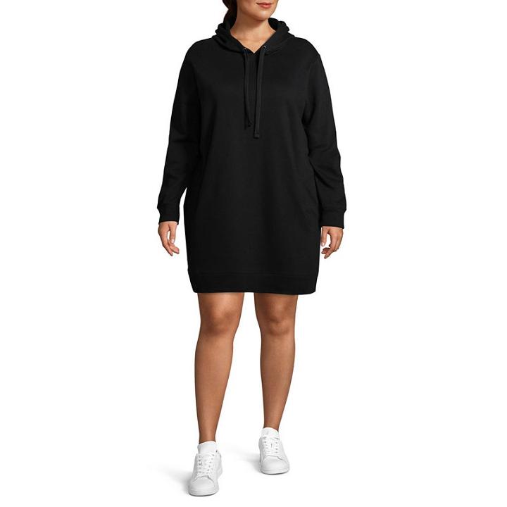 Xersion Hoodie Sweatshirt Dress - Plus